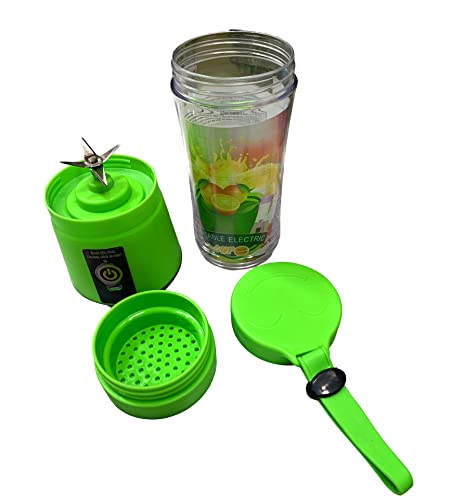 Portable blender green mini blender 380 ml blender cup rechargeable silicone strap mini portable blender unique popular item