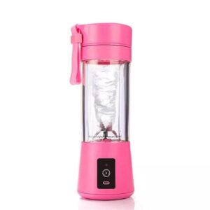 portable blender, bavad personal blender for shakes and smoothies with mini juicer cup-six blades in 3d, usb rechargeable (pink)