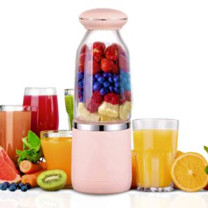 kp's variety 2022 abs proof usb portable-personal blender for shakes, smoothies, protein shake, any fruit juice on the go with high speed crushing ice with 6 blades.