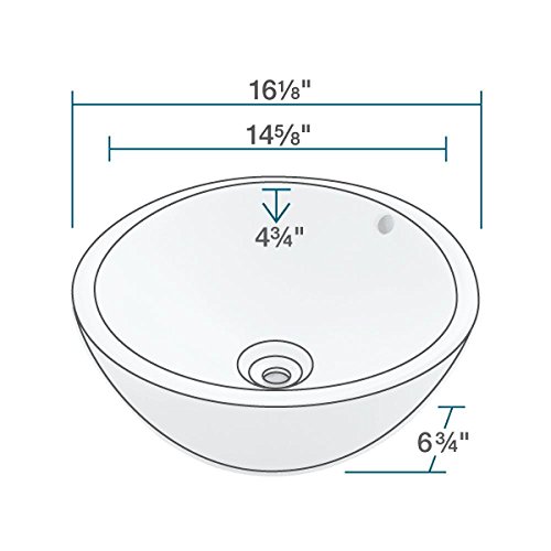 MR Direct v2200-b Sink in Bisque Porcelain Vessel