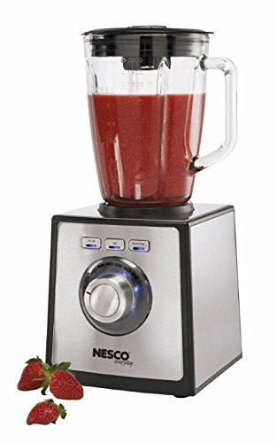 Nesco BL-50, Blender with Stainless Steel Trim, Black, 700 watts