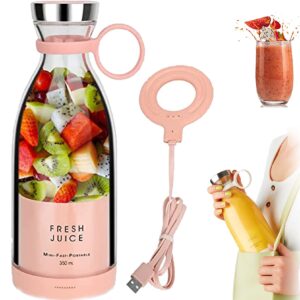 Freshjuice-Portable Mini Blender,Fresh Juice Mini Fast Portable Blender,Fresh Juice Blender (Pink)