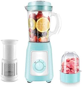 multifunctional blender stainless steel blades, 3 speed control with pulse, overheat protection, crusher, chopper, coffee grinder smoothie maker 22000 rpm 1150ml jar,blue,c,blue,c zj666