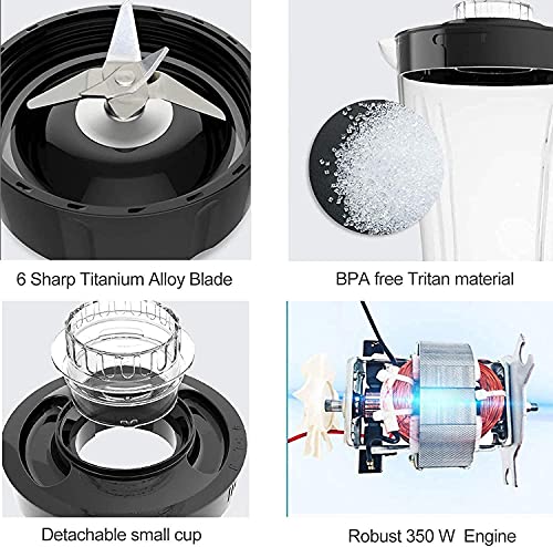 Water cup Electric juicer Blender Blender 22000Rpm High Speed \U200B\U200Bblender Ice Crusher With 3 Speed \U200B\U200Bcontrol And 1800Ml Glass Jar 3 Titanium Alloy Blades For Ice ZJ666