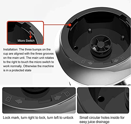 Water cup Electric juicer Blender Blender 22000Rpm High Speed \U200B\U200Bblender Ice Crusher With 3 Speed \U200B\U200Bcontrol And 1800Ml Glass Jar 3 Titanium Alloy Blades For Ice ZJ666