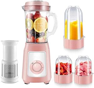 multifunctional blender stainless steel blades, 3 speed control with pulse, overheat protection, crusher, chopper, coffee grinder smoothie maker 22000 rpm 1150ml jar,blue,c,pink,d zj666