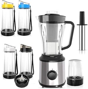 water cup electric juicer blender blender 22 000rpm high speed u200bu200bblender ice crusher with 3 control speeds and 1.8l glass jar 3 titanium alloy sharp blades for ice/nuts/ zj666