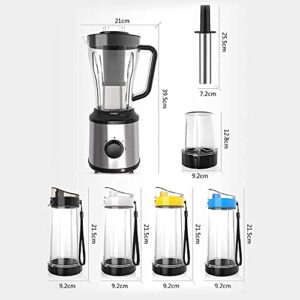 Water cup Electric juicer Blender Blender 22 000Rpm High Speed U200BU200Bblender Ice Crusher With 3 Control Speeds And 1.8L Glass Jar 3 Titanium Alloy Sharp Blades For Ice/Nuts/ ZJ666