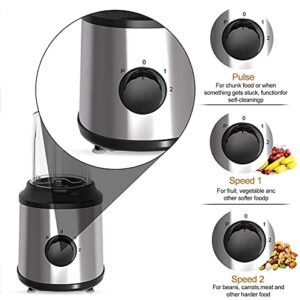 Water cup Electric juicer Blender Blender 22 000Rpm High Speed \U200B\U200Bblender Ice Crusher With 3 Control Speeds And 1.8L Glass Jar 3 Titanium Alloy Sharp Blades For Ice/Nuts/ ZJ666
