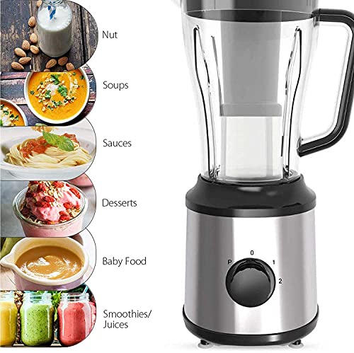 Water cup Electric juicer Blender Blender 22 000Rpm High Speed \U200B\U200Bblender Ice Crusher With 3 Control Speeds And 1.8L Glass Jar 3 Titanium Alloy Sharp Blades For Ice/Nuts/ ZJ666