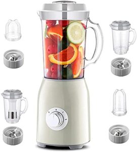 water cup electric juicer multifunctional blender blender with food processor spice grinder and ice crusher 2 speed u200bu200bsettings and one pulse free 3 titanium alloy ice/nu zj666