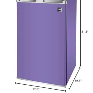 RCA RFR320-PURPLE-COM Compact Refrigerator, 3.2, Purple