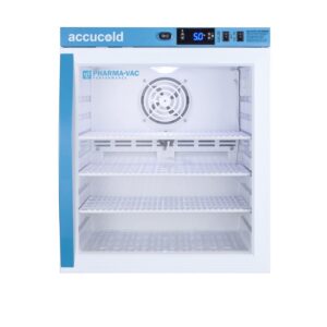 accucold summit 1 cu.ft. compact vaccine refrigerator medical - vaccine storage - pharma-vac performance series compact all-refrigerator with glass door