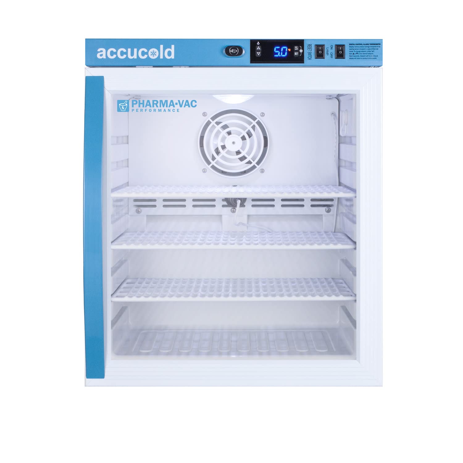 Accucold Summit 1 Cu.Ft. Compact Vaccine Refrigerator Medical - Vaccine storage - Pharma-Vac Performance Series compact all-refrigerator with glass door