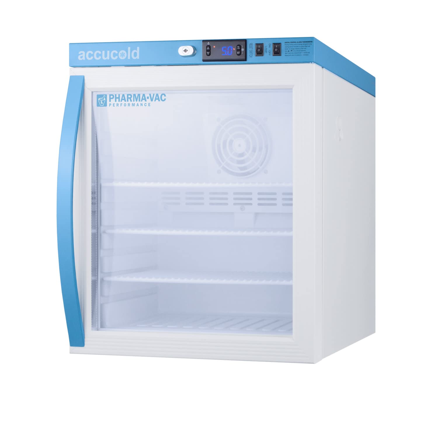 Accucold Summit 1 Cu.Ft. Compact Vaccine Refrigerator Medical - Vaccine storage - Pharma-Vac Performance Series compact all-refrigerator with glass door