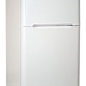 Commercial Cool CCRD32W Compact Double Door Refrigerator with True Freezer, 3.2 Cu. Ft. Mini Fridge, White