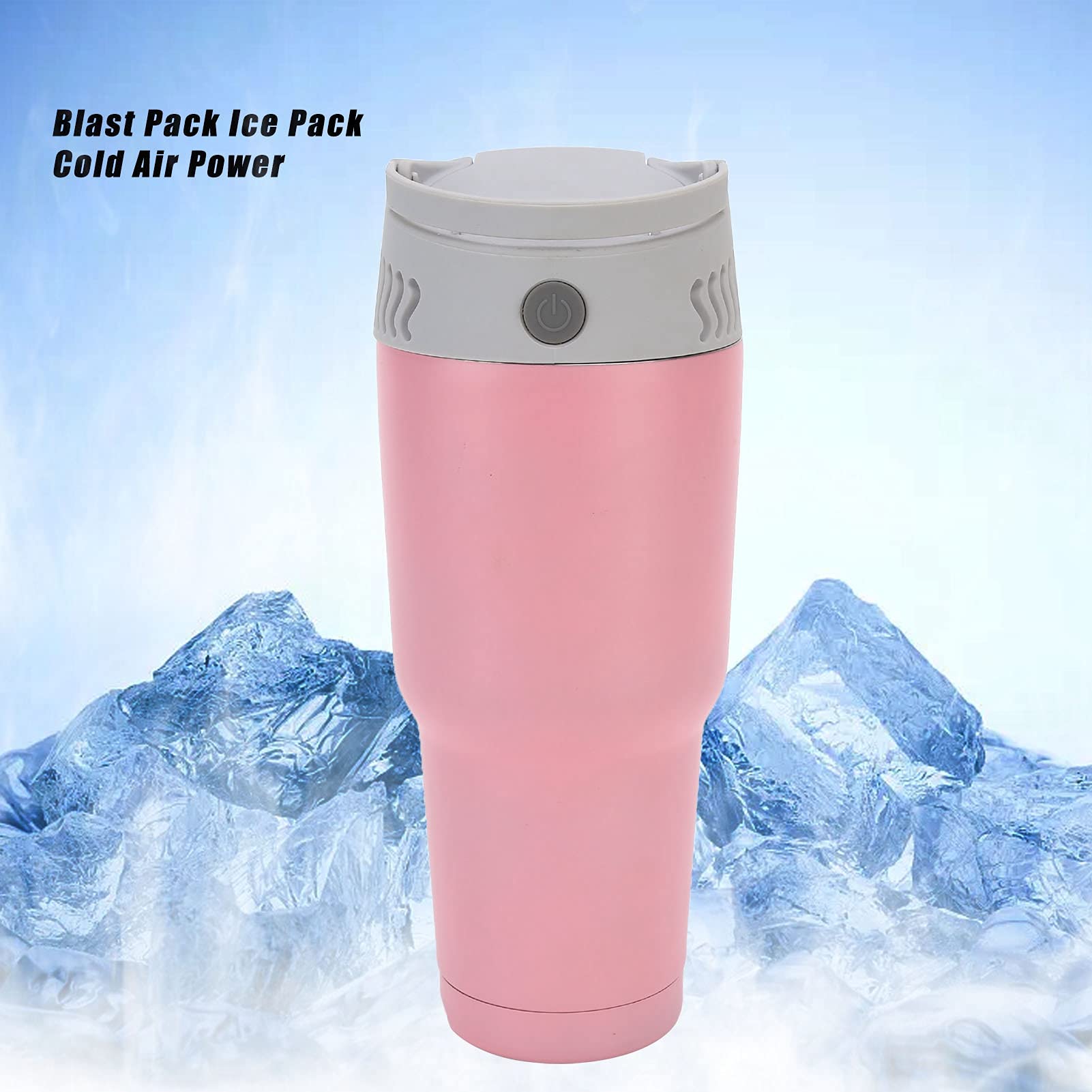 Cooling Fan, Instant Heat Relief Vacuum Insulation Cold Air Power Refrigeration Straight Cup for Camping for Office