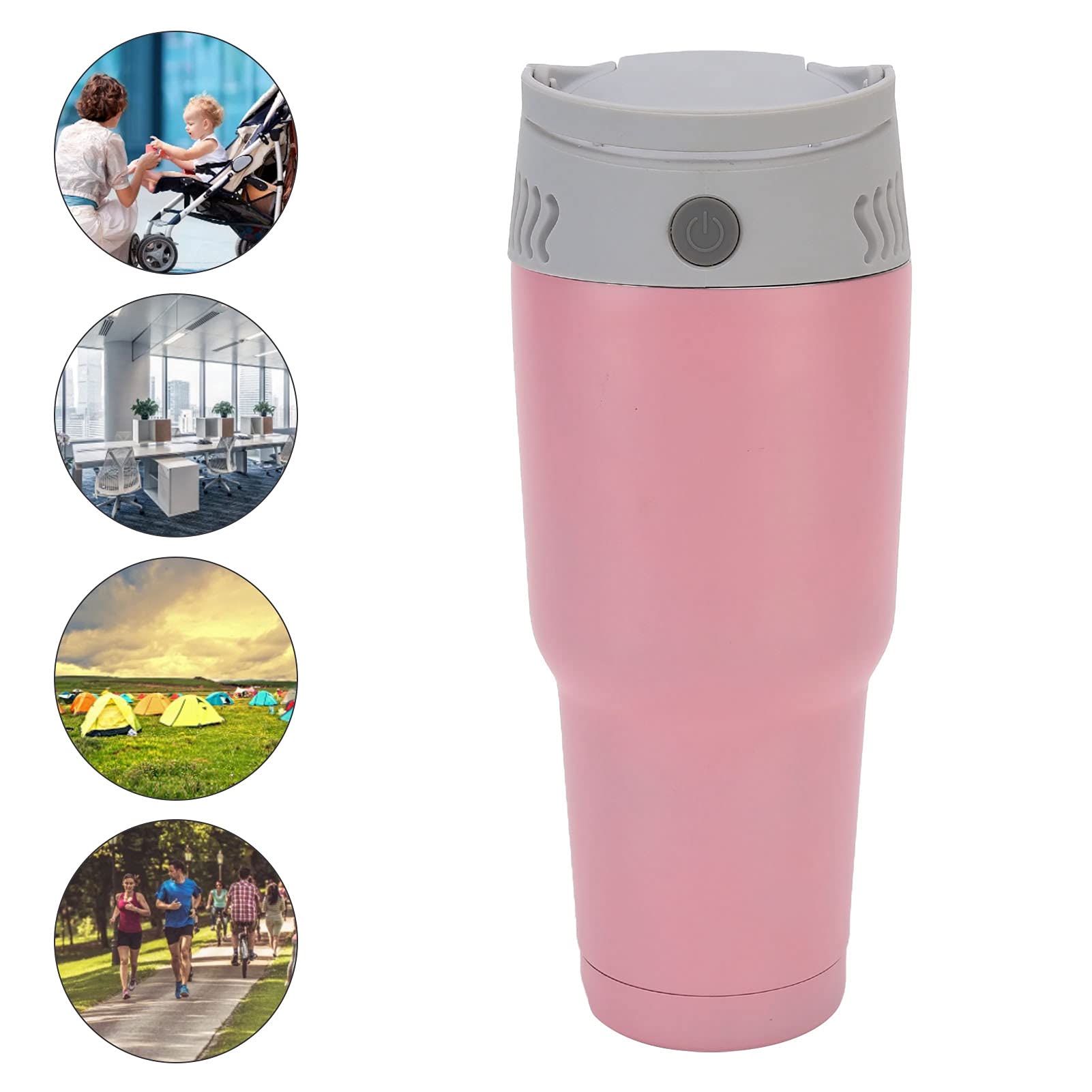 Cooling Fan, Instant Heat Relief Vacuum Insulation Cold Air Power Refrigeration Straight Cup for Camping for Office