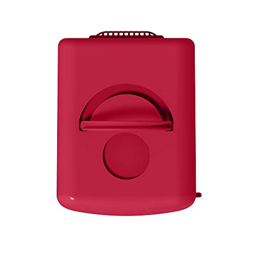 CURTIS EFMIS129-RED Frigidaire Retro Mini Compact Beverage Refrigerator, for Keeping Office Lunch Cool (RED) 1 gallon.