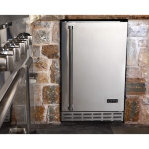 Coyote 21-Inch Outdoor Rated Compact Refrigerator, Left Hinge, 4.1 Cu. Ft., CBIR-L