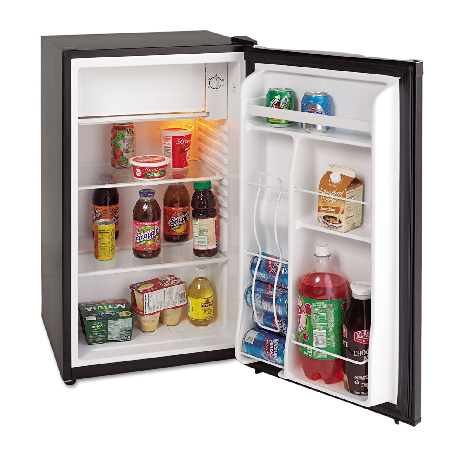 Avanti RM3316B 3.3 Cu.Ft Refrigerator with Chiller Compartment, Black