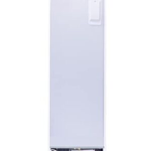 8.3 cu. ft. Freestanding Frost Free Retro Upright freezer with FAST FREEZE, adjustable temp control in Cream