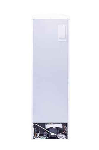 8.3 cu. ft. Freestanding Frost Free Retro Upright freezer with FAST FREEZE, adjustable temp control in Cream