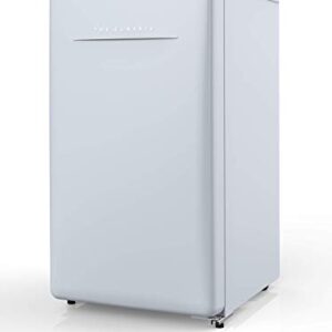 Winia WFR044RCNL Retro Compact Refrigerator, 4.4 Cu. Ft, City Blue