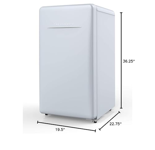 Winia WFR044RCNL Retro Compact Refrigerator, 4.4 Cu. Ft, City Blue