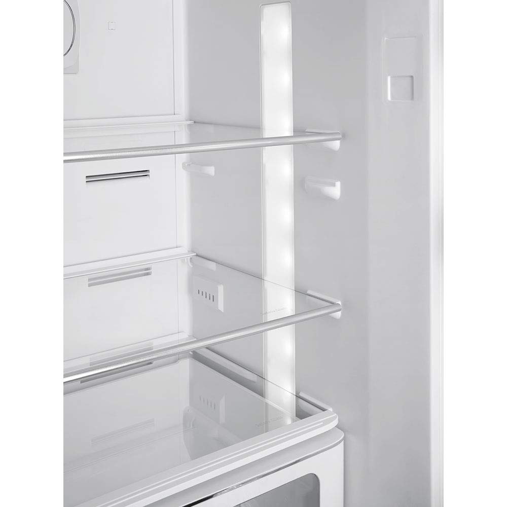 Smeg FAB32URWH3 24 Inch Wide 11.7 Cu. Ft. Retro Refrigerator with Bottom Freezer - Right Hinge