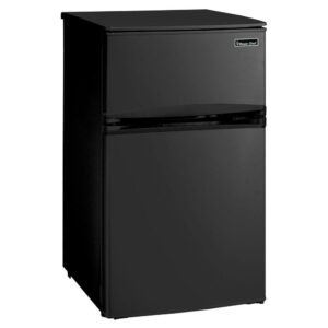 magic chef 3.1 cu. ft. mini refrigerator in black