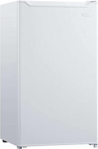 danby dar032b1wm 3.2 cu.ft. mini fridge in white - free-standing all fridge for bedroom, living room, kitchen, dorm