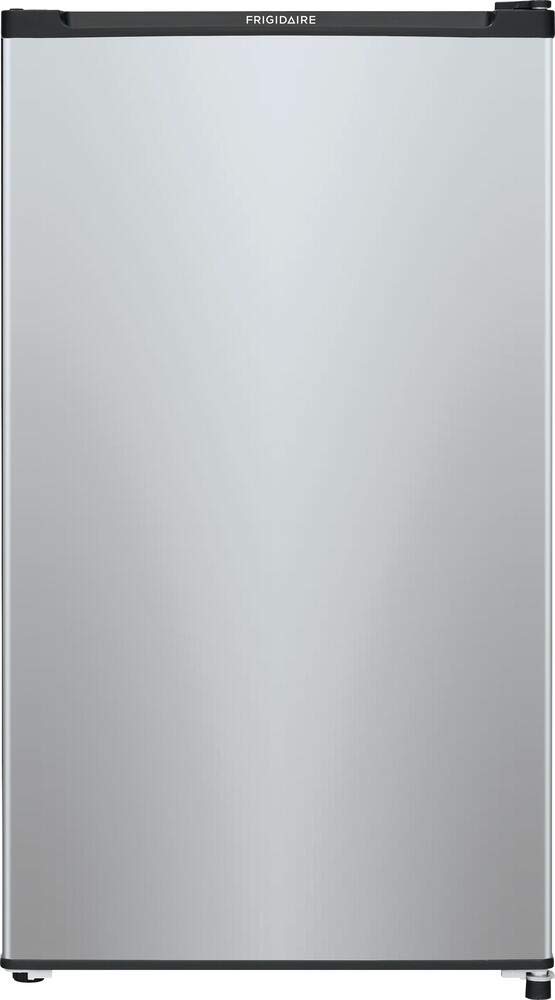 FFPE3322UM 19" Compact Refrigerator with 3.3 cu. ft. Total Capacity Adjustable Glass Shelves Reversible Door and Chill Zone in Silver Mist