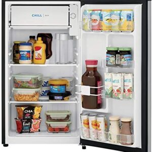 FFPE3322UM 19" Compact Refrigerator with 3.3 cu. ft. Total Capacity Adjustable Glass Shelves Reversible Door and Chill Zone in Silver Mist