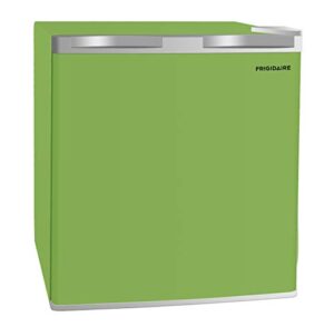 frigidaire efr115-green 1.6 cu ft compact fridge for office, dorm room, mancave or rv, green