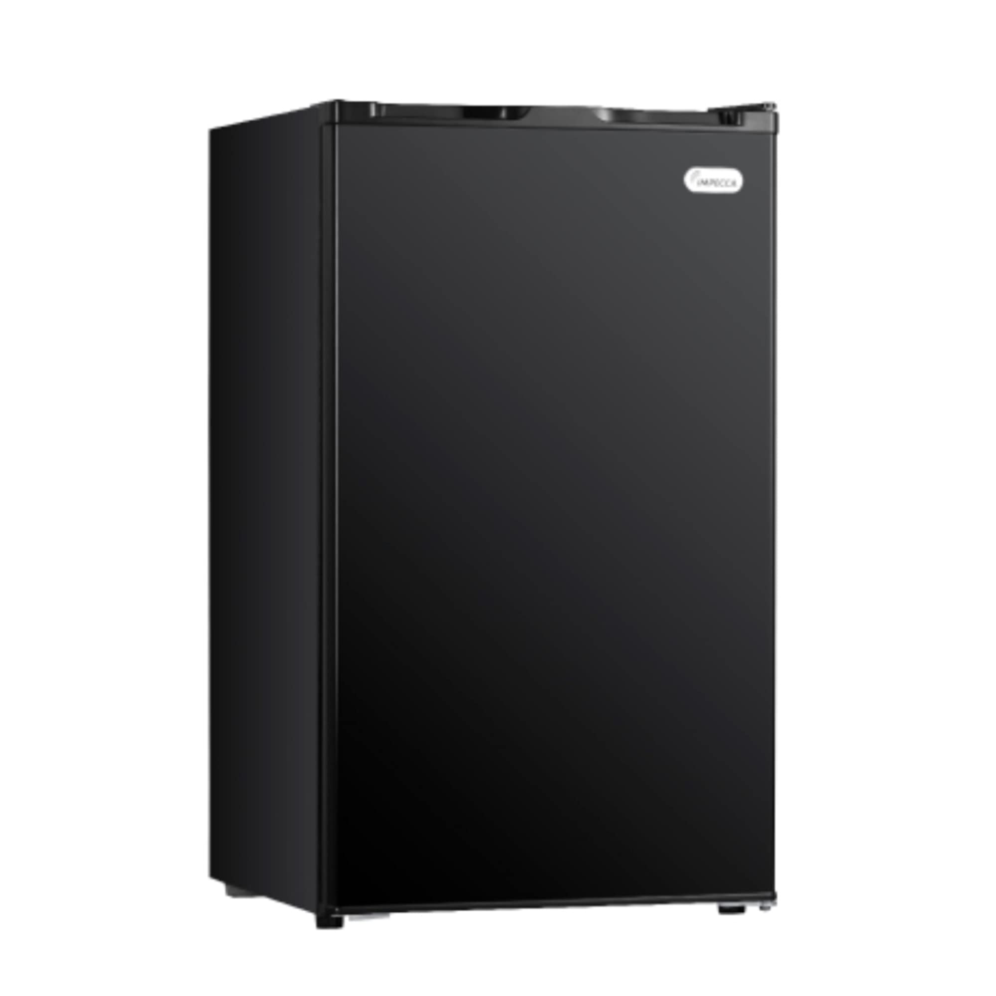 Impecca All-Refrigerator with Reversible Door, Interior Light, Classic Refrigerator, Compact Refrigerator Mini Fridge, 4.4 Cubic Feet, Black
