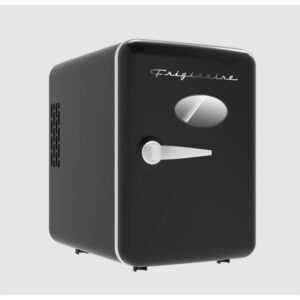 Frigidaire Portable Retro 6-can Mini Fridge, Black color - EFMIS137-Black