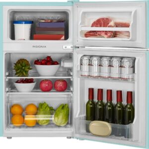 Insignia 3.1 cu. ft. Retro Mini Fridge with Top Freezer (Hot rod red)