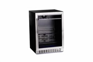 azure a224bev-s 24" undercounter beverage center with 5.6 cu ft capacity
