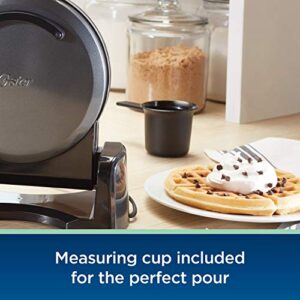 Oster 2110002 DiamondForce Vertical Waffle Maker, One Size, Dark Metallic