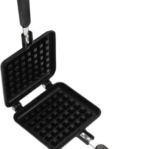 Mini Waffle Maker Pan Waffle Nonstick Coating Waffle Baking Mold Plate Stovetop Waffle Skillet for Belgian Waffle Sandwich Toaster