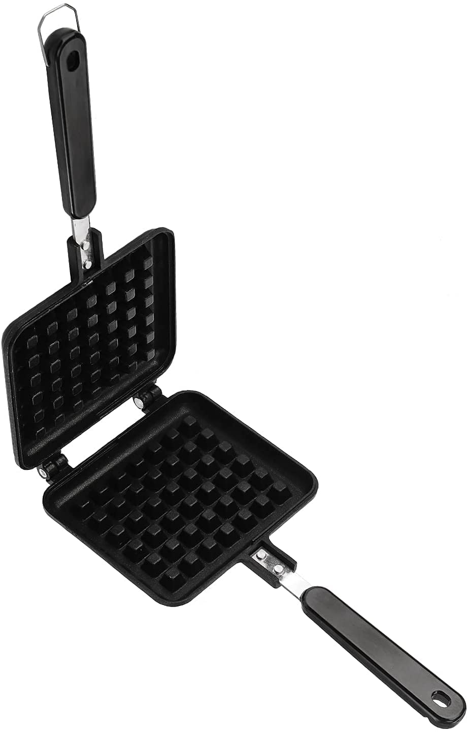 Mini Waffle Maker Pan Waffle Nonstick Coating Waffle Baking Mold Plate Stovetop Waffle Skillet for Belgian Waffle Sandwich Toaster