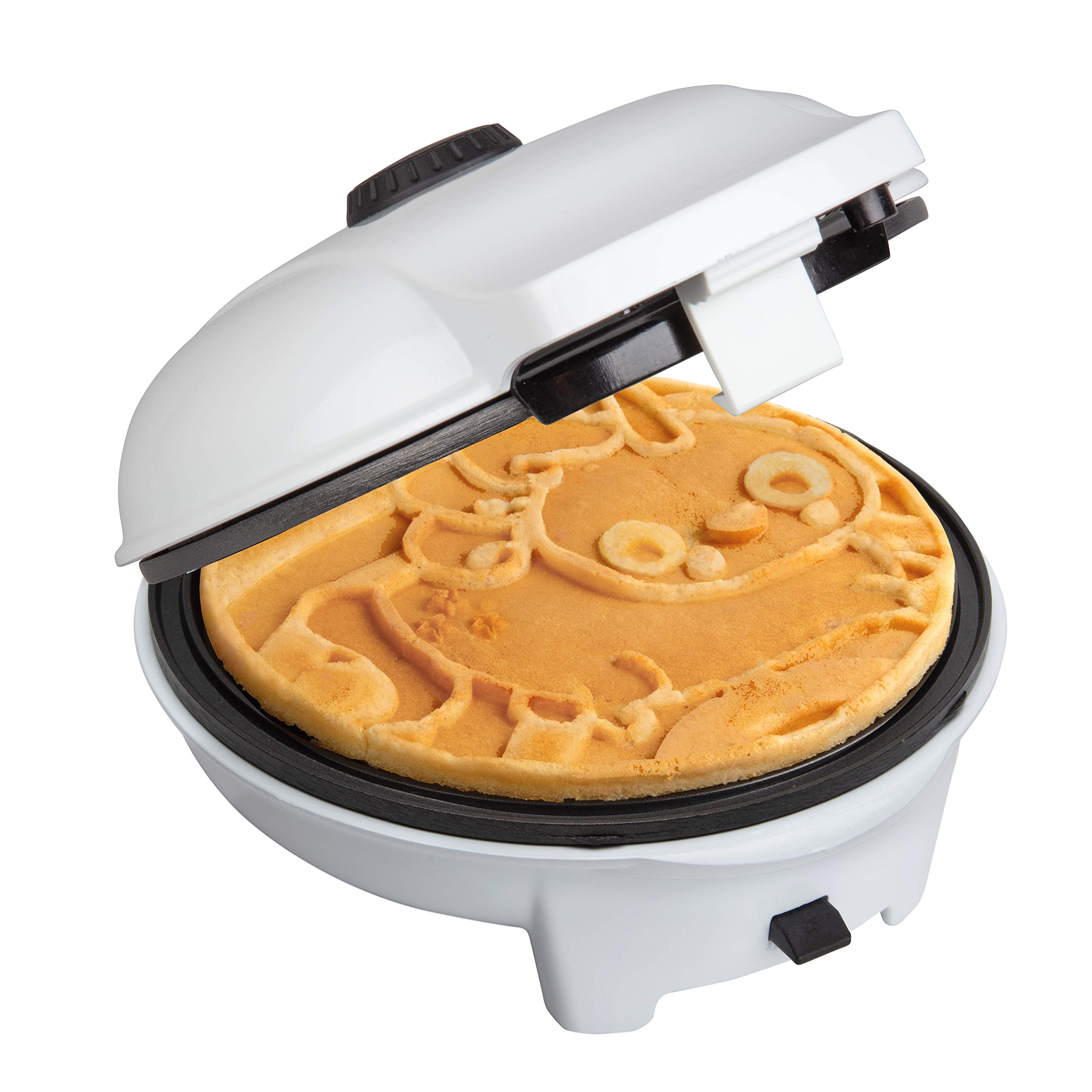 Narwhal Electric Waffle Maker w Removable Unicorn Plate for Easy Cleanup- Makes 8" Waffles or Pancakes that Bring Kids Breakfast Smiles- Non-Stick Waffler Griddle, Adjustable Temp Control, Girls Gift