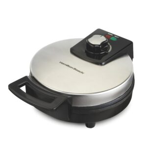 hamilton beach belgian waffle maker with adjustable browning control, black nonstick (26080)