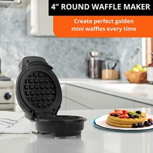 KRUPS Simply Round Waffle Maker, 4 inches