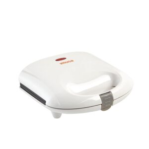 imusa gau-80345 2-slot electric nonstick arepa maker (760 w), white