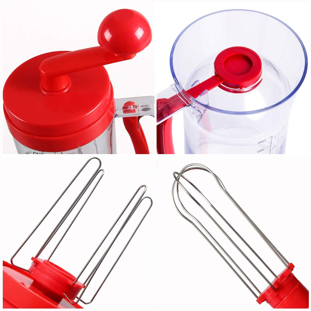 Acrodi Pancake & Cupcake Mixer and Batter Dispenser Perfect Baking Tool Bakeware Maker with Measuring Label