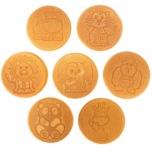 Animal Mini Pancake Pan - Make 7 Unique Flapjack Zoo Animals, Including a Elephant, Giraffe and More- Nonstick Pan Cake Maker Griddle for Breakfast Fun & Easy Cleanup, Unique Holiday Breakfast or Gift