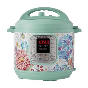 the pioneer woman instant pot 6qt 6 quart programmable pressure cooker slow electric multi use rice saute cooking steamer warmer blooming bouquet