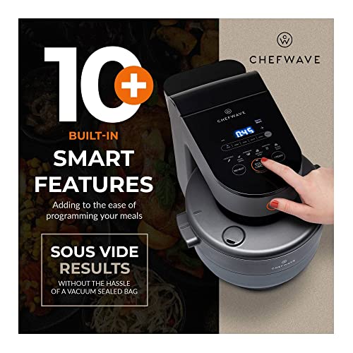 ChefWave Chefe 13-in-1 Programmable 4 Qt. Multicooker, Small Non-Stick Stainless Steel Crockpot/Slow Multi Cooker without Coating, Voice Alerts, 360 Induction Heating Technology, Includes Recipe Book